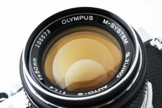 [Exc] Rare Olympus M - 1 35mm SLR Film Camera w/ M - System G.  Zuiko Auto - S 50mm 1.  4 6