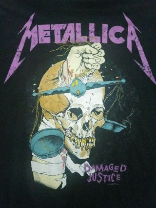 Metallica 1988 Summer Tour Shirt Mega Rare Not A Reprint