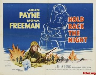 Hold Back The Night Rare Korean War Movie Dvd 1956 John Payne Chuck Conners