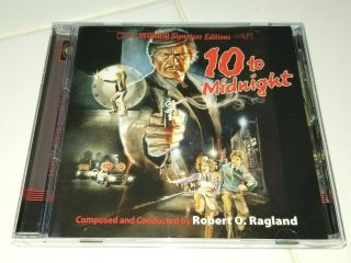 10 To Midnight (1983) Rare Soundtrack Robert O.  Ragland Intrada Limited Edition