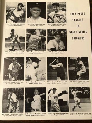 1952 World Series Program RARE RP Signed RDO NY YANKEES VS BROOKLYN DODGERS 2