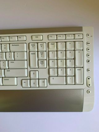 Logitech Cordless Wireless Desktop S - 530 - Mac Laser Keyboard Rare Model Y - RAK73 3