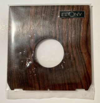 Ebony Lens Board Copal 0 4x5 8x10 Cameras Old Stock Rare 2