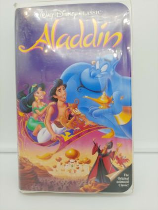 Disney: Aladdin (1993) Vhs Rare Black Diamond Classic 1662