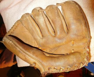 Sandy Koufax Hollander Vintage Autograph Baseball Glove,  Professional Model,  Rare