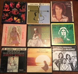 19 Reel To Reel Cole,  Mathis Mann,  Sinatra,  Cher,  Redding and more RARE STUFF 3