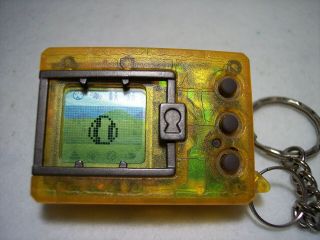 Rare 1997 Digimon Digivice Virtual Pet Monster?? Transparent Gold 2