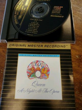 QUEEN A Night At The OPERA ' 91 MFSL Master Recording Near RARE OOP 4
