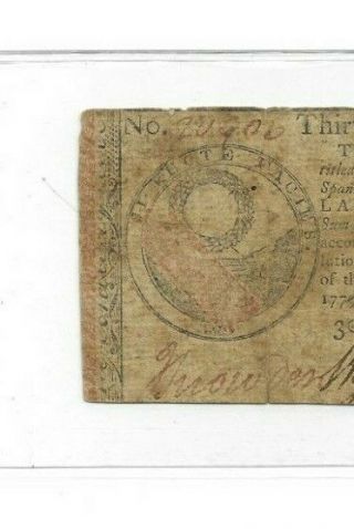 $30 " Colonial " (red Note) 1779 1779 " Colonial " (red Note) Rare $30