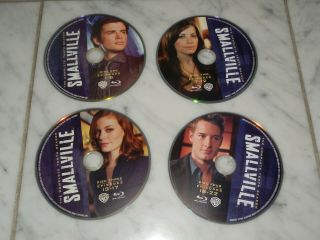 Smallville: Complete Tenth Final Season Blu - Ray 4 - Disc Set Rare Oop No Case