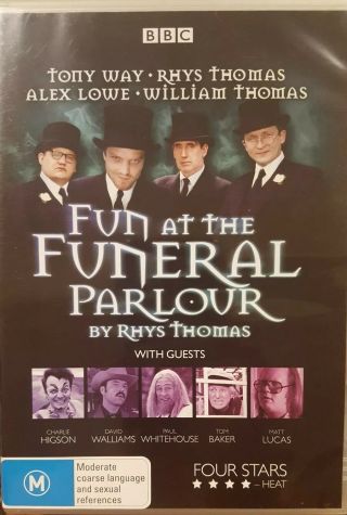 Fun At The Funeral Parlour By Rhys Thomas Rare Dvd British Comedy Tv Show Series