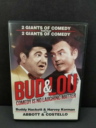 Bud & Lou: Comedy Is No Laughing Matter (dvd 2012) Rare Oop Abbott Costello