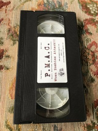 P.  M.  A.  C.  Post Mortem Animation Control VHS horror rare zombies 3