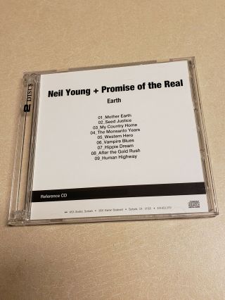 2 Promo Cd Neil Young,  Promise Of The Real Earth Rare