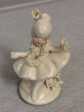 Rare Vintage Dorothy Okumoto Porcelain Hawaii Ballet Dancer Figurine 3