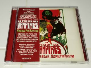 Les Frisson Des Vampires (1971) Soundtrack Acanthus Rare/oop Jean Rollin Horror