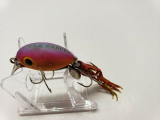 Vintage Fred Arbogast Hula Dancer Fishing Lure Neon In Color Rare