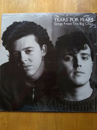 Vtg Tears For Fears Rare 1985 Factory Vinyl Lp Songs From The Big Chair