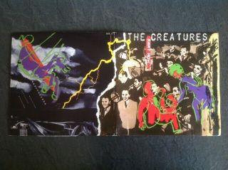 The Creatures Right Now Rare Uk G/fold 7 " Ps Punk Wave The Cure Siouxsie