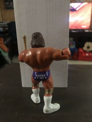 RARE WWF MACHO MAN RANDY SAVAGE Hasbro Series 3 With Septor Figure 2