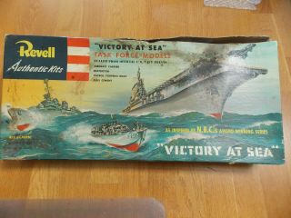 Rare Revell " Victory At Sea " Gift Set,  Kit G - 311 Issued In 1955