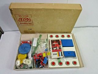 Legos Rare Old Brown Vintage Box 310 Building Toys Tow Truck Motorized Blocks