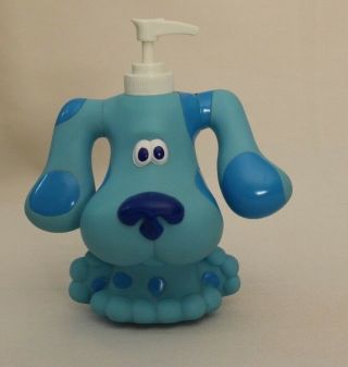 Blues Clues Rare Nickelodeon Hand Soap Lotion Dispenser Bottle 1999 Vintage
