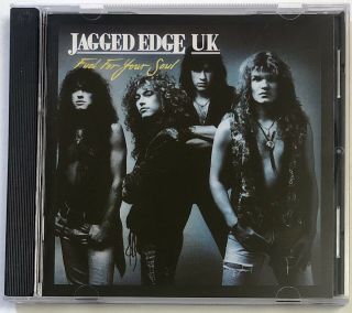 Jagged Edge Uk Fuel For Your Soul Rare Oop Hair Glam Metal Cd 1990 Like