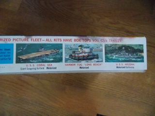 RARE Vintage Revell Picture Fleet Motoried PT Boat box with later issue kit.  H3 8