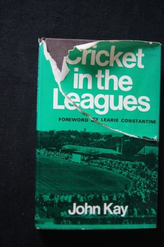 Cricket In The Leagues Hb 1970 Middleton Central Lancashire 1938 History Rare
