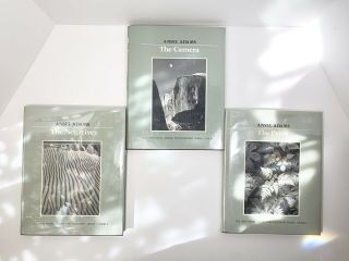 Ansel Adams The Camera; Negative; Print 3 Volume 1985 Set Photography Rare Books