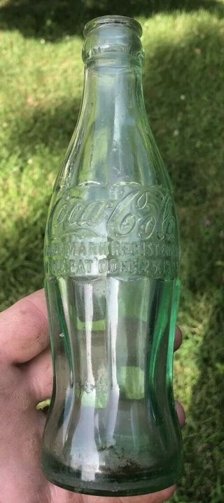Rare 1923 Coca Cola Hobbleskirt Bottle Huntsville Alabama Ala Coke 23 Patent