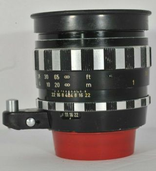 Rare Ihagee Steinheil Munchen Tele - Exaktar 100mm F3.  5 Lens For Exakta - Haze