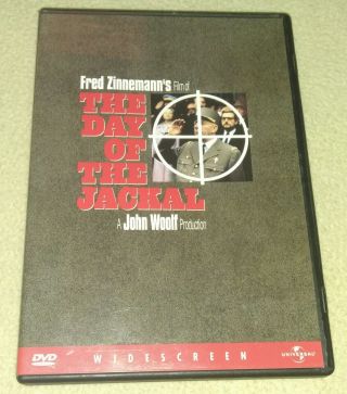 The Day Of The Jackal (dvd,  1998,  Widescreen) Rare