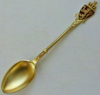 Rare Antique David Andersen Norway Sterling Enamel Spoon,  Price