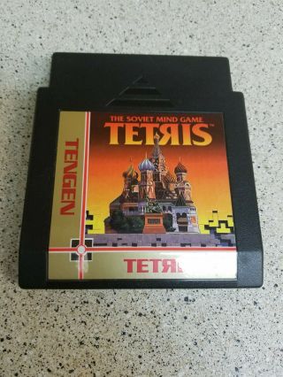 Tetris (tengen) (nintendo Entertainment System,  1988) Nes Black Case Rare