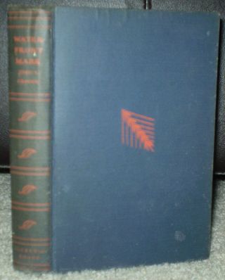 Very Rare,  John V Craven Signed,  1st Edition,  1932,  Waterfront Mark