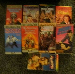 9 VHS Colorized movies some are rare vhs movies 3