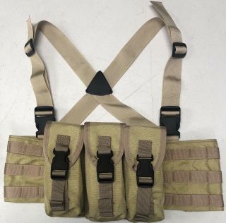 Rare Oldgen Tactical Tailor Chest Rig Pinky Tan 2002 Afsoc Black Buckle Sfg Sof