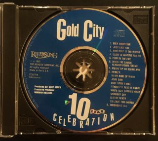 Gold City Live A 10 Ten Year Celebration RARE CD Southern Gospel 1991 VERY GOOD 3