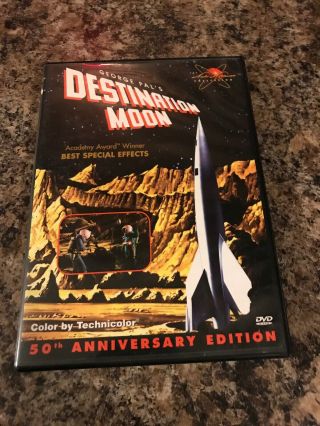 Destination Moon Dvd George Pal Fullscreen Rare Htf Oop Cult Sci Fi