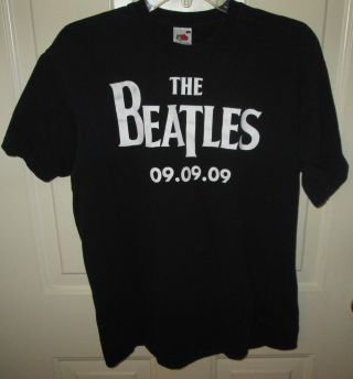 Beatles T - Shirt Rare 09 09 09 From Mono Box Stereo Box Release Men 
