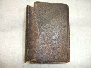 Rare Antique 1873 And Old Testament Holy Bible Leather Cover Book Vintage