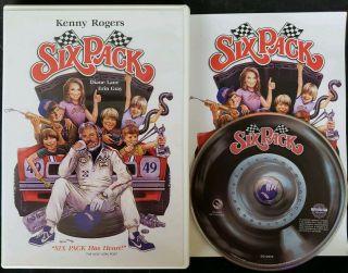 Six Pack (dvd,  1982,  2006,  Widescreen) Kenny Rogers,  Diane Lane,  Erin Gray Rare