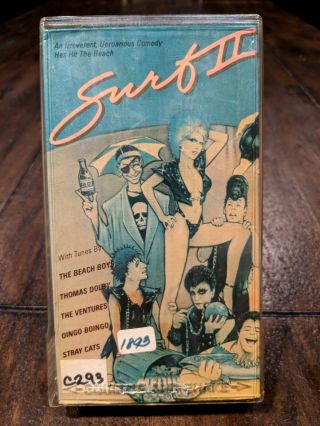 Surf Ii Vhs Surf 2 1984 Rare Oop Eddie Deezen Comedy Cult Classic