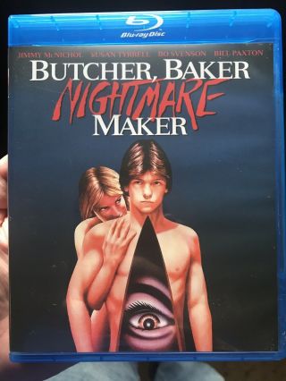 Butcher,  Baker Nightmare Maker Blu Ray Code Red Very Rare Oop