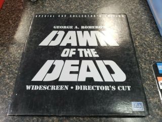 Dawn Of The Dead Special Cav Collector’s Edition Box Set Laserdisc Rare Complete