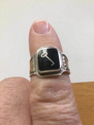 Rare 835 Silver Ring Size 10 3