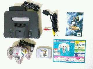 Nintendo 64 N64 Console System (ntsc) Complete W/ Game Very Rare