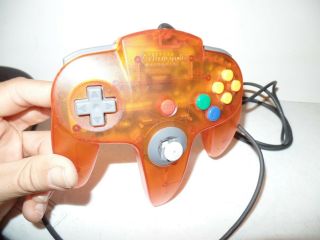 N64 Nintendo 64 Controller Fire Orange Oem Rare